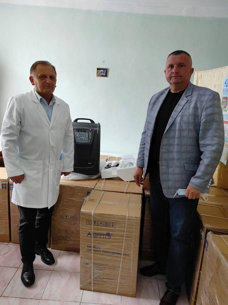 Сьогодні наш Центр отримав 29 кисневих концентраторів