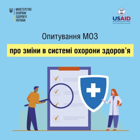Опитування МОЗ про зміни в системі охорони здоров’я